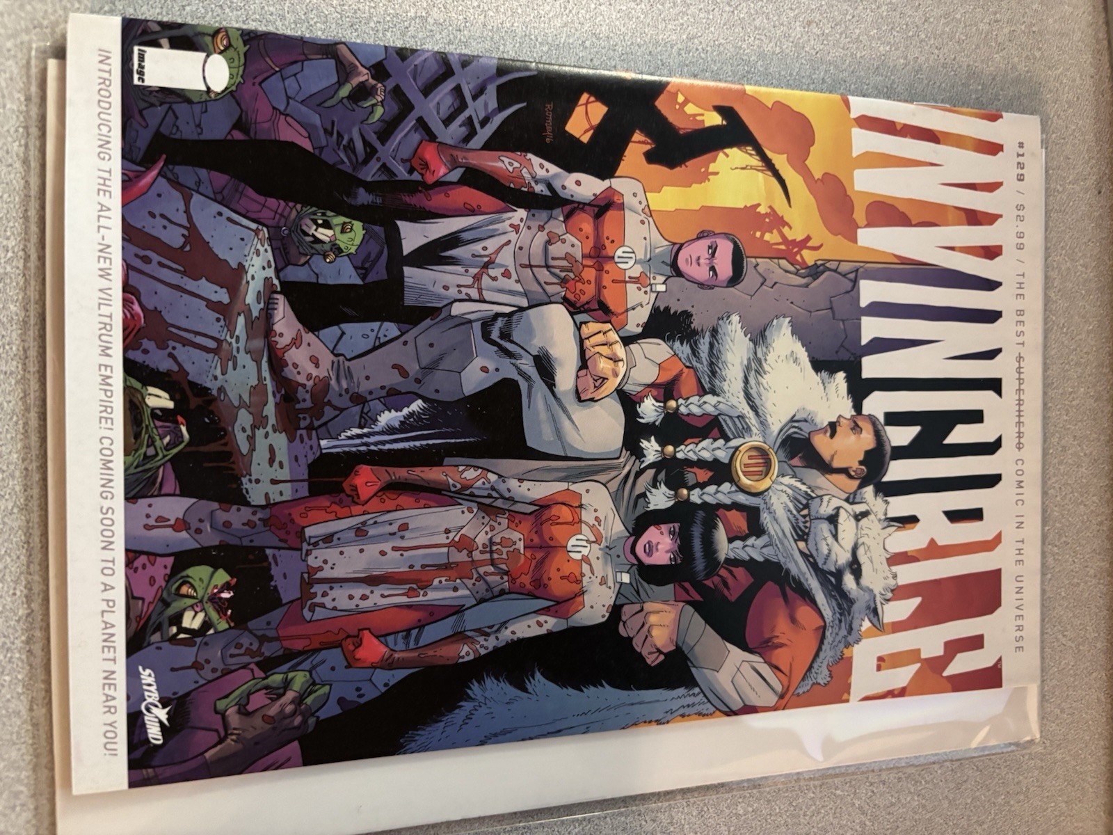 Invincible #129 Image Comics Robert Kirkman Ryan Ottley Cover NM copy