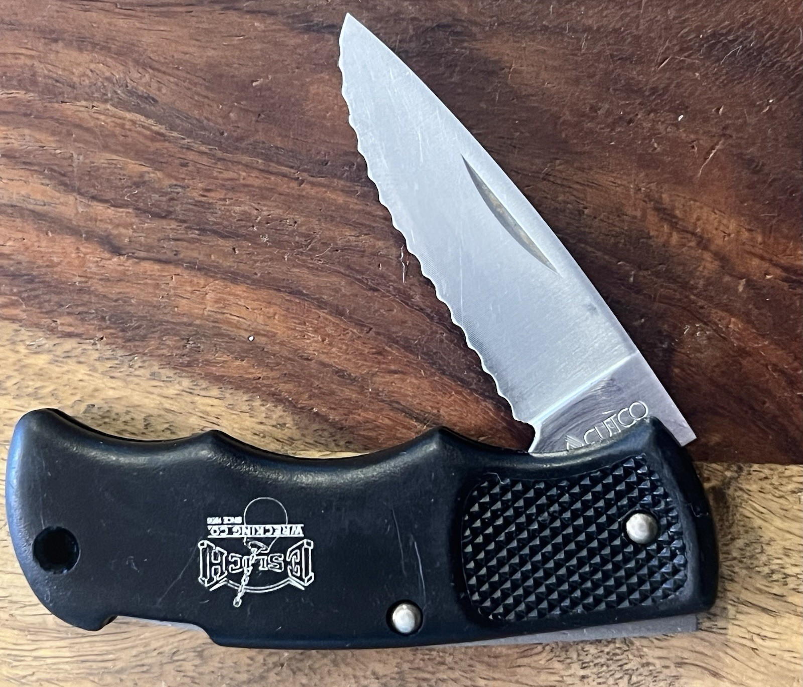 Cutco USA 1886 Serrated Lockback Pocket Knife Black ~TASKCo