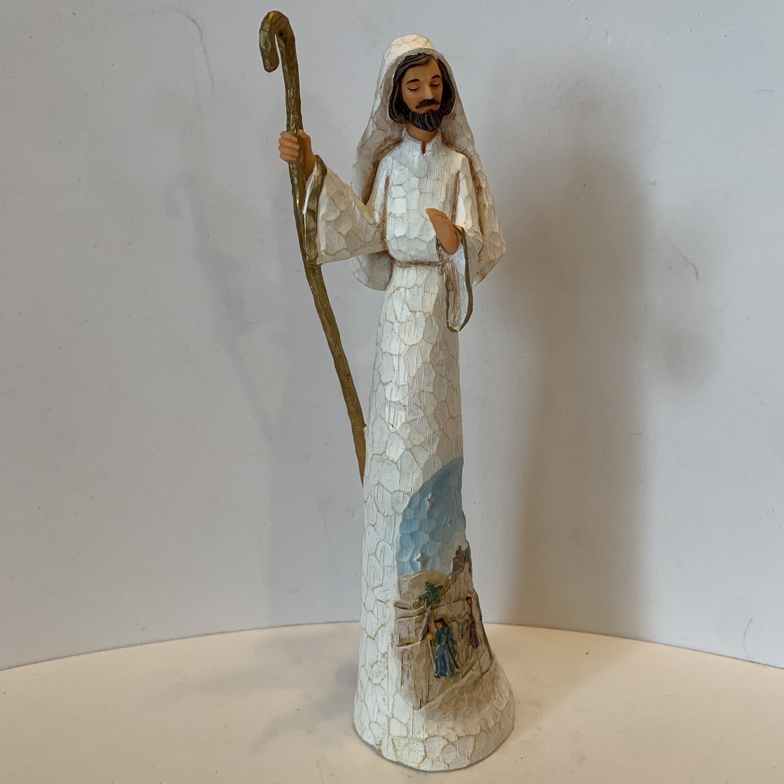 Adoring Joseph A0359 Elegant Blessings Nativity Figurine Thomas Kinkade 2009