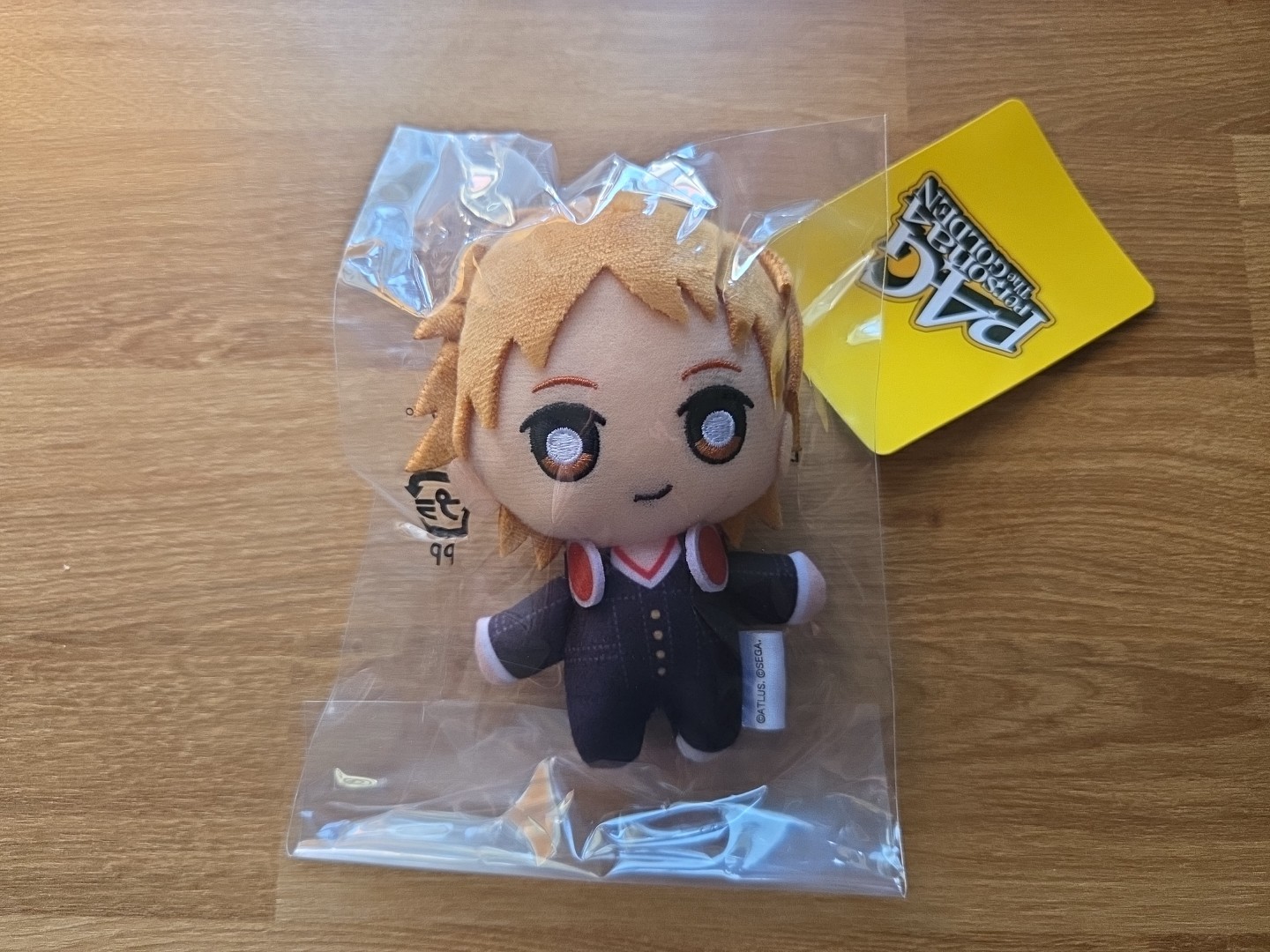 Official Persona 4 Golden Yosuke Hanamura Plush Keychain P4G Sega NEW US SELLER