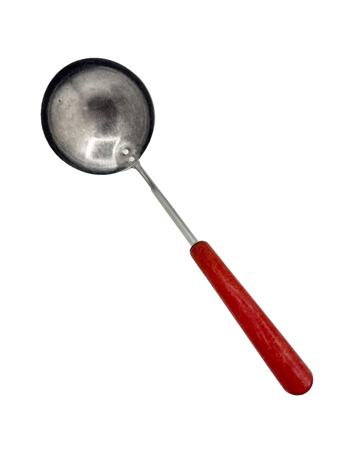 Antique Ekco Eterna Ladle Bakelite Red Handle 10.25\