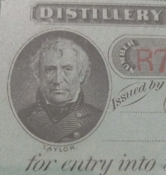 SLING'S 🪙 1878 DISTILLERY WAREHOUSE INTERNAL REVENUE TAX STAMP (UNITED STATES) 