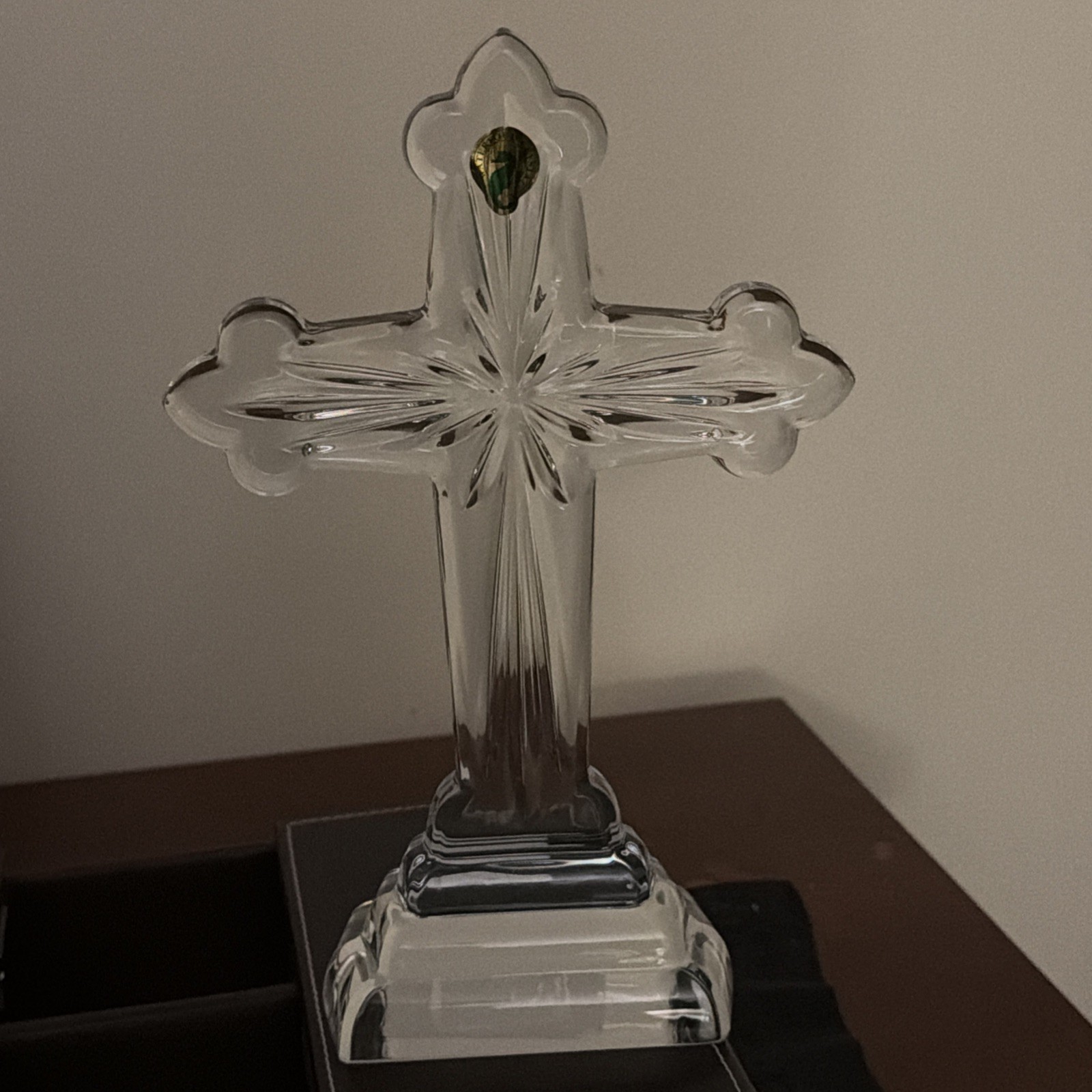 Waterford Crystal Standing Cross Religious Cross 8\ Waterford Crystal Standing Cross Religious Cross 8\