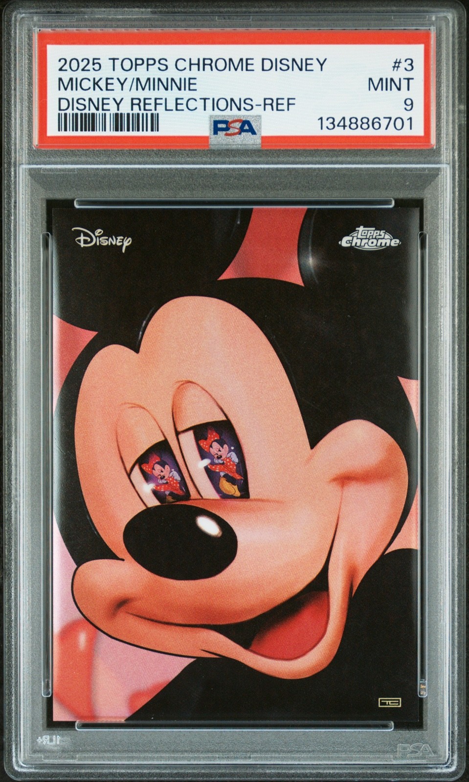2025 Topps Chrome Disney Mickey & Minnie Disney Reflections Refractor 2025 Topps Chrome Disney Mickey & Minnie Disney Reflections Refractor