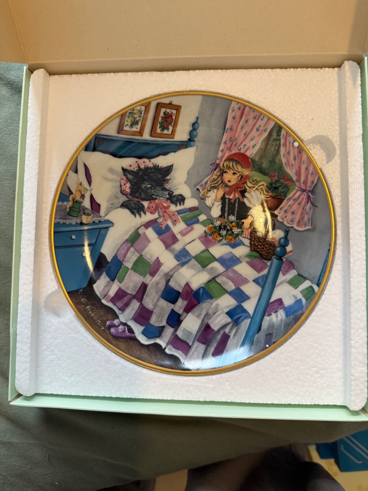 Kaiser Little Red Riding Hood Collector Plate