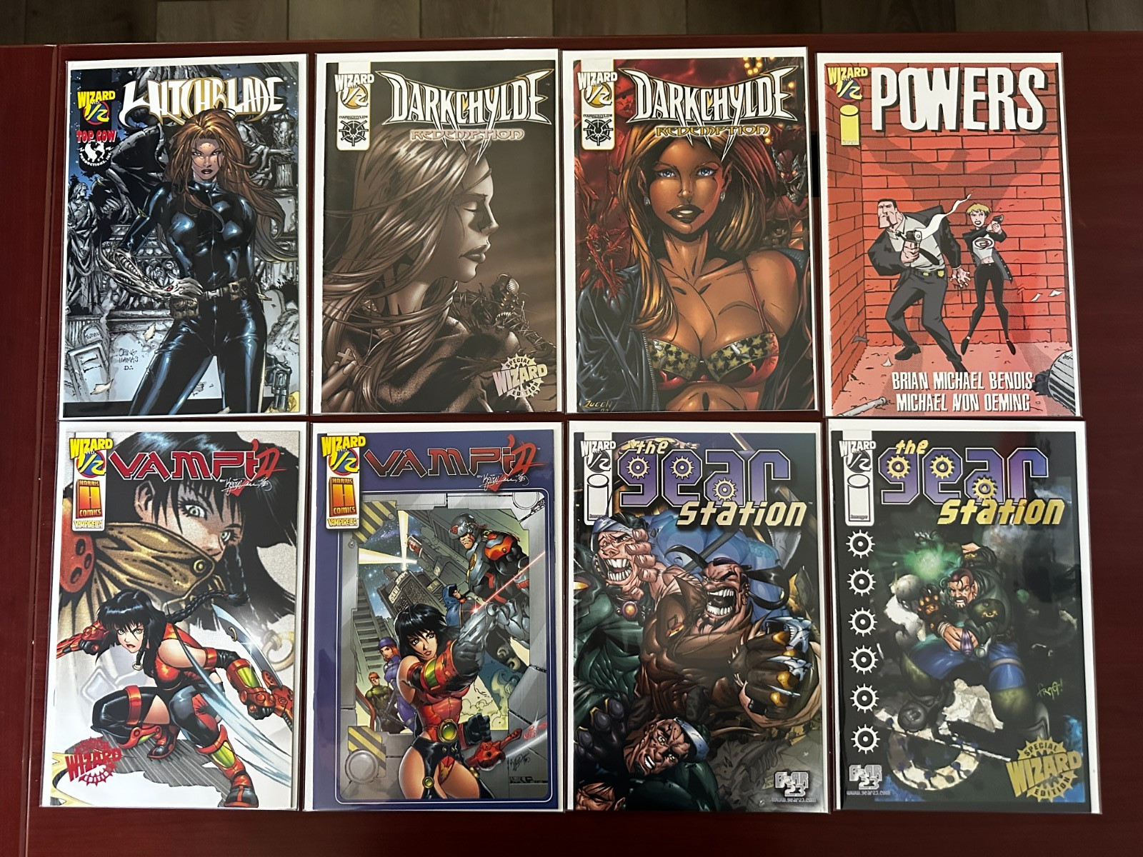 Wizard 1/2 Lot Darkchylde/Vampi/Powers/Witchblade/The Gear Station Image Harris