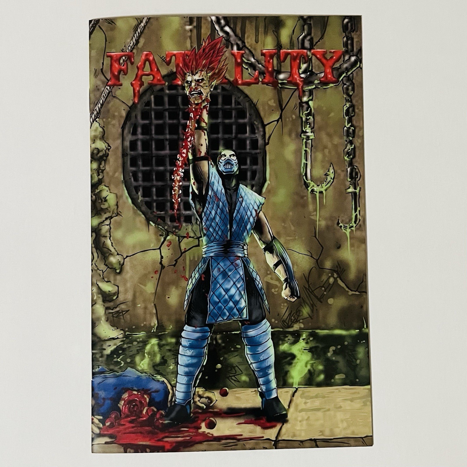 RZP Legends of Gaming Art Book Mortal Kombat Sub-Zero Cover NM RZP Legends of Gaming Art Book Mortal Kombat Sub-Zero Cover NM