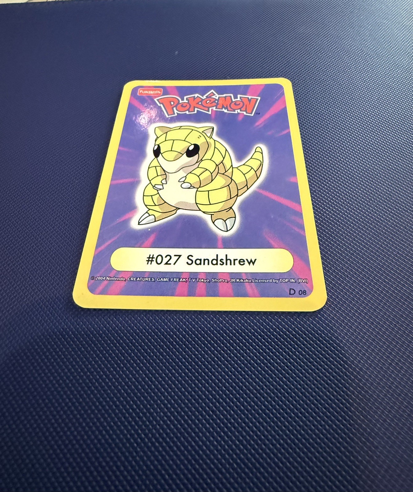 Sandshrew Funskool Who Am I? Holo Pokemon 2004 VHTF