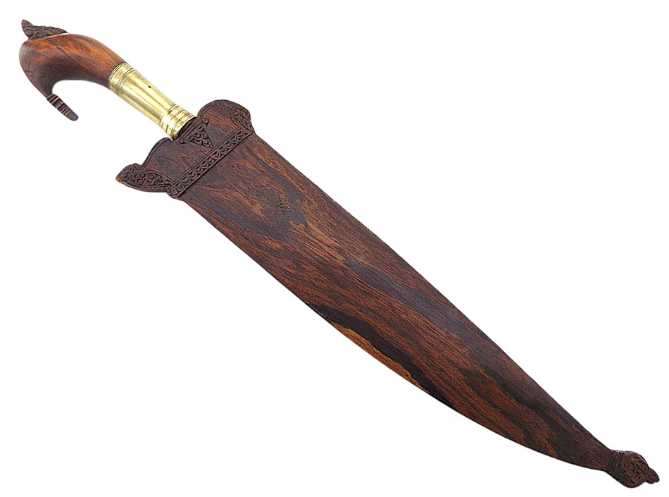 Antique Moro Barong Barung Phillipine Sword, Knife, Maker's Mark Antique Moro Barong Barung Phillipine Sword, Knife, Maker's Mark