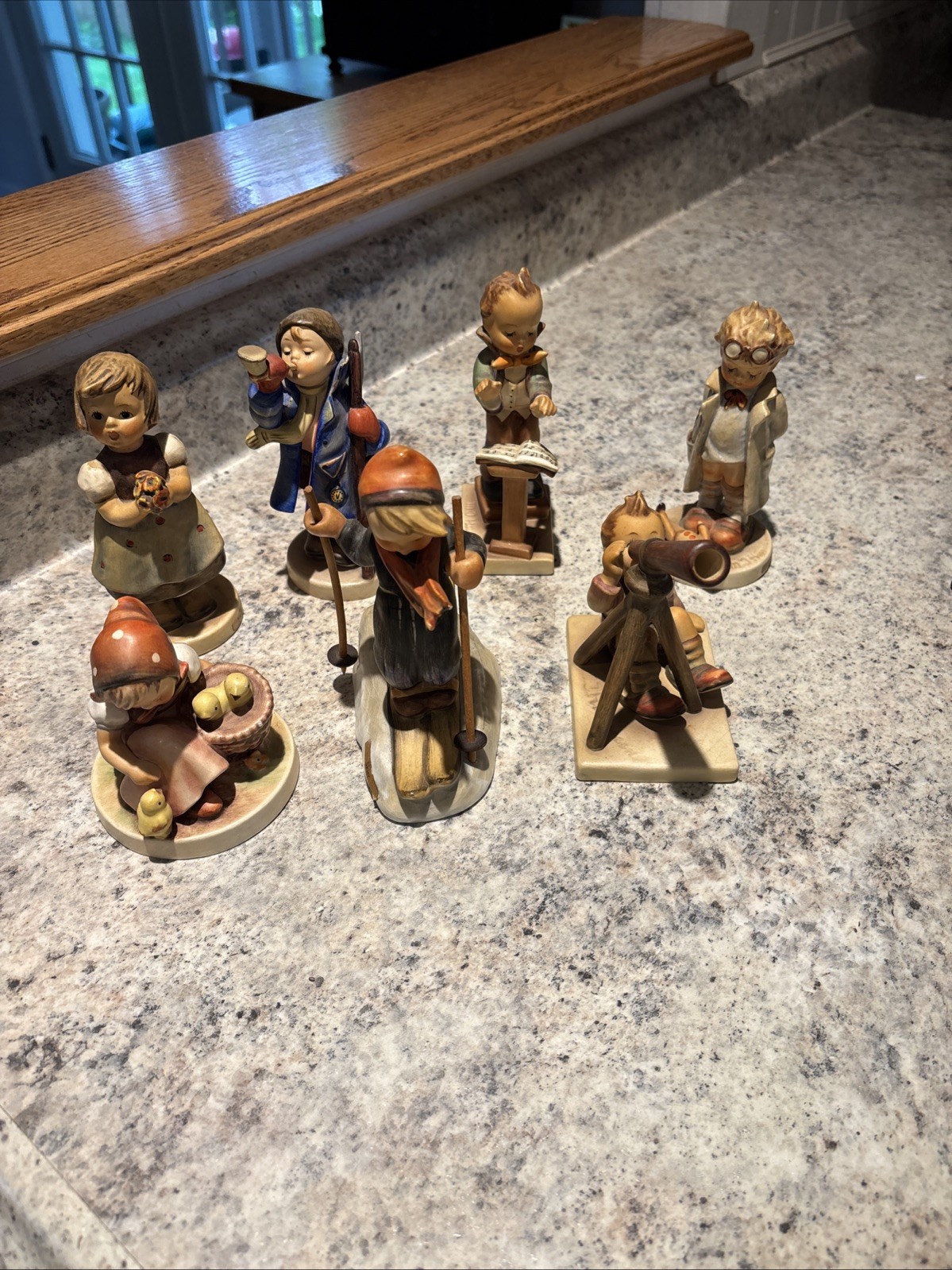 Vintage Goebel Hummel Figurines Lot 7 TMK Bavarian German Children Collectibles
