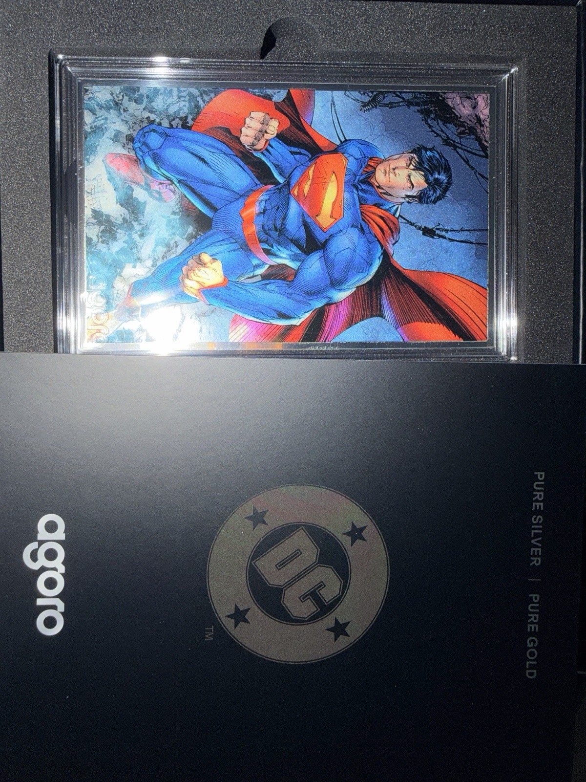 Agoro DC Trinity Superman Batman Wonder Woman Pure Silver T1 Superman 