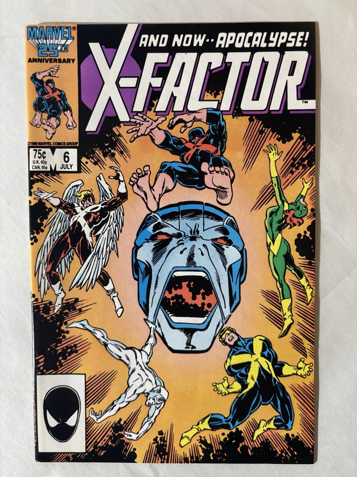 Marvel Comics X-factor 6 1st Full Appearance Apocalypse Marvel 1986 Marvel Comics X-factor 6 1st Full Appearance Apocalypse Marvel 1986