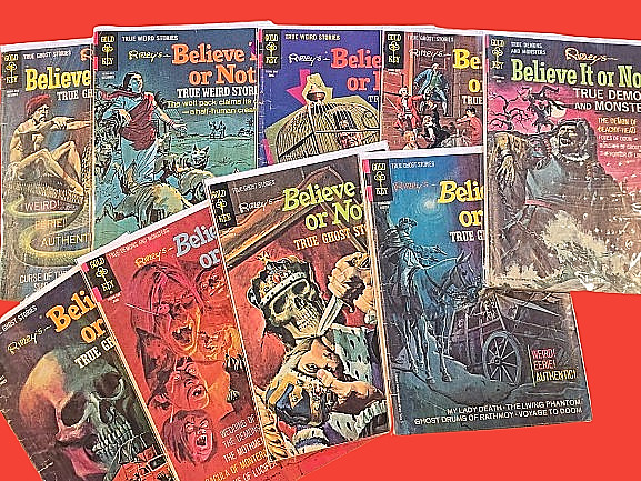 Ripley's Believe It or Not 8-Issue Lot 1969-1971 Gold Key True Weird Ghost