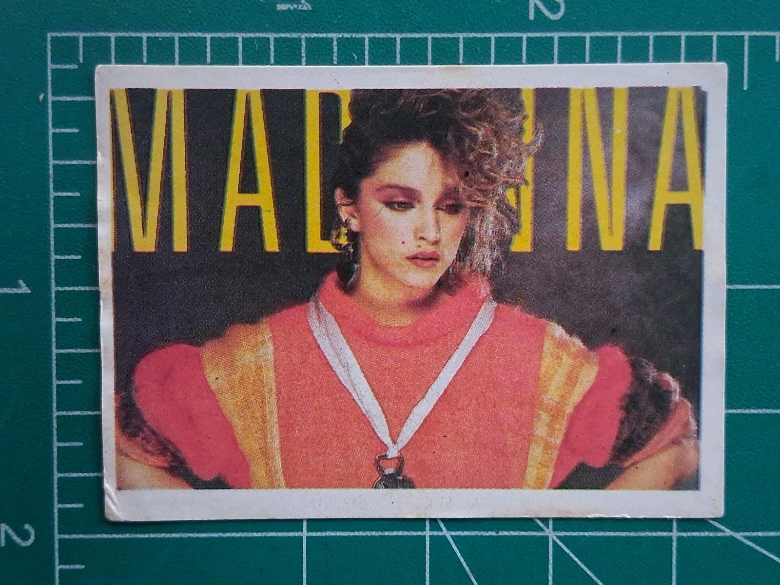 1986 ROCK STARS MUSIC CARD STICKER Brazil MADONNA #45 RARE