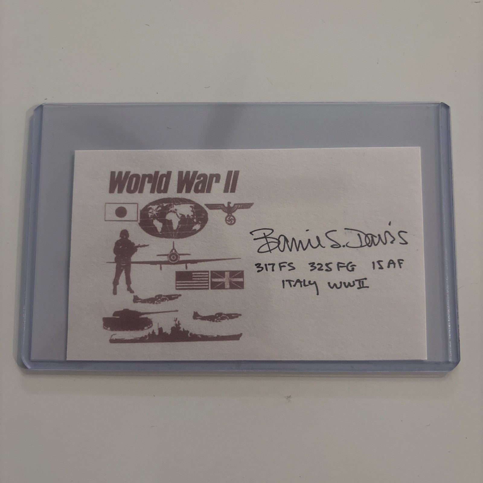 Barrie S. Davis Pilot Signature
