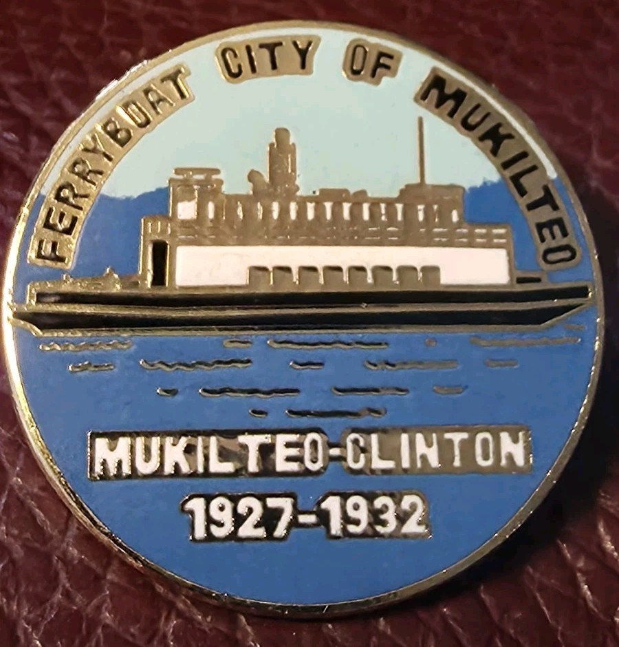 FERRYBOAT Steam Ferry City of MUKILTEO-CLINTON Route Fire destroyed 1927-1932 WA