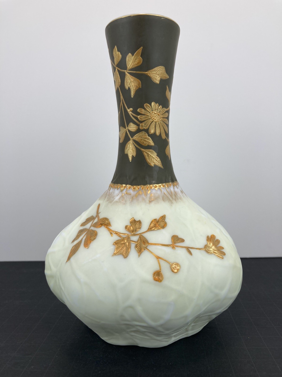 Antique Harrach Gilded & Enameled Melon 8