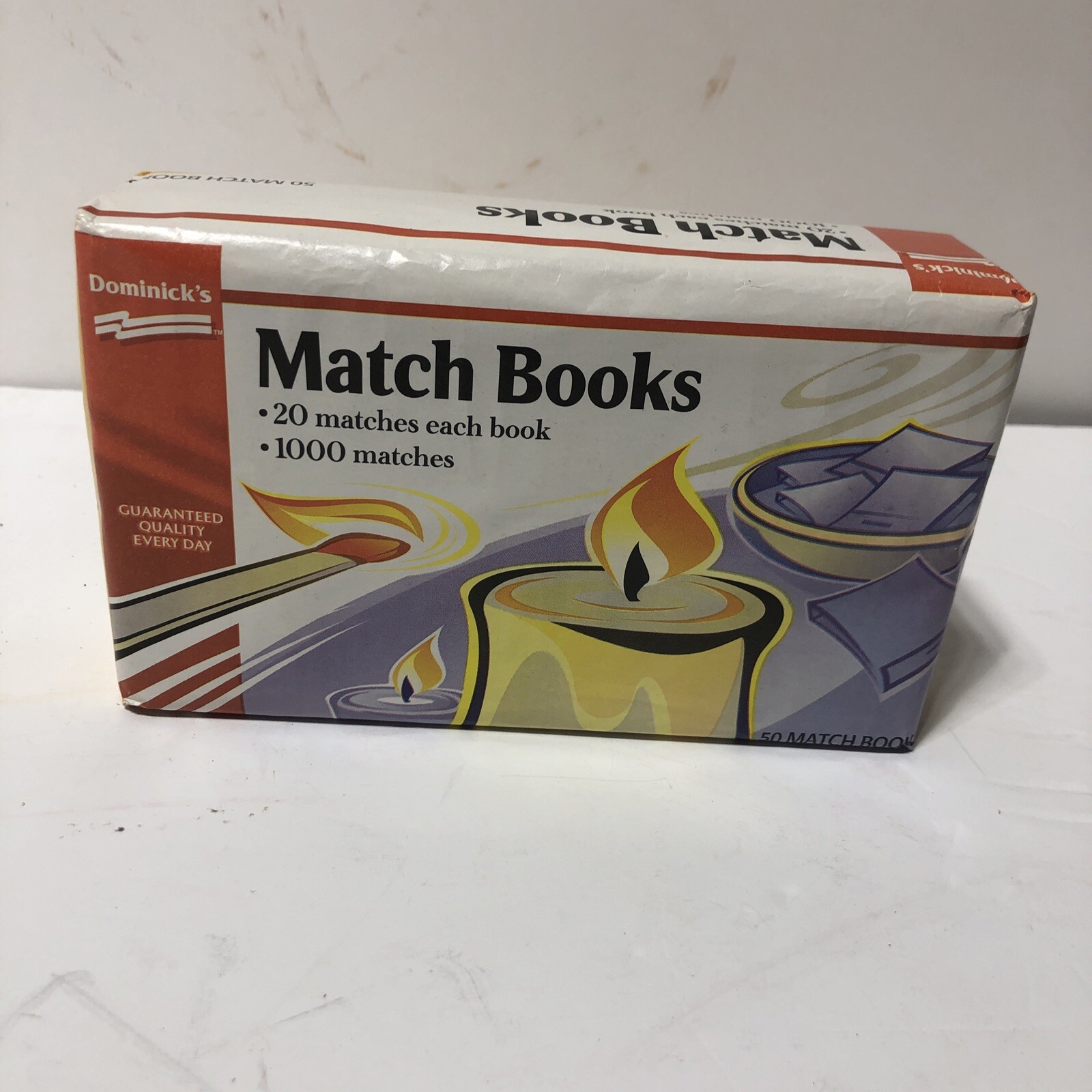 Vintage Dominick’s Match Books Pack (50 Match Books - 1,000 Matches) - New Vintage Dominick’s Match Books Pack (50 Match Books - 1,000 Matches) - New