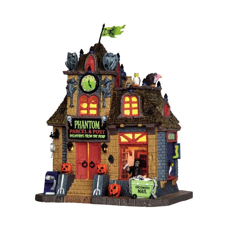 Lemax Spooky Town Halloween Village Phantom Parcel & Post 45667