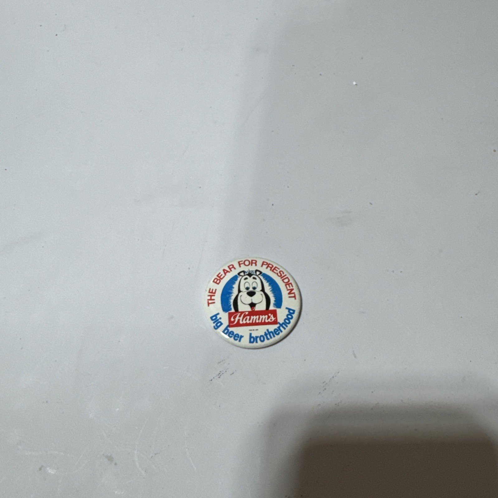 Hamm's Beer Bear For President Big Beer Brotherhood 1 5/8