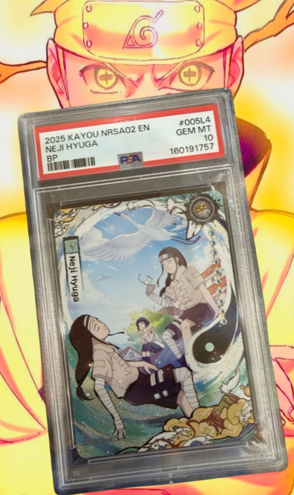 2025 Kayou Naruto Smriti Neji Hyuga BP-005L4 Chapter Jin Series 2 PSA 10 GEM