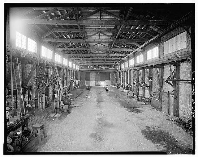 Yakima Valley Washington 1900s Barn Interior View Agricultural Building