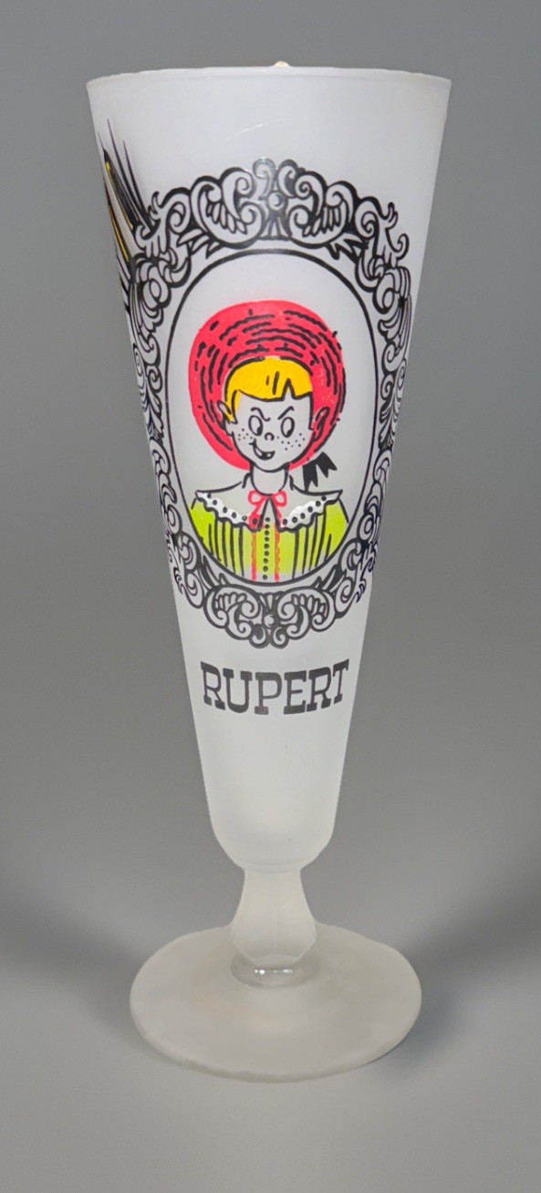 RUPERT Gay Fad Hazel Atlas Frosted Stem Pedestal 8.5