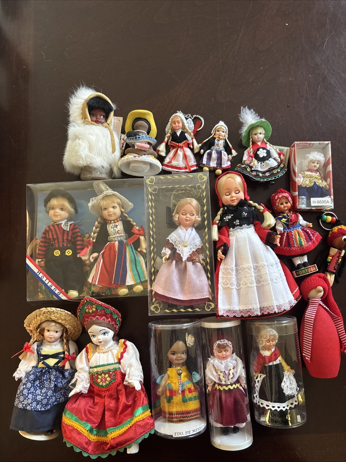Vintage Miniature Collectible Dolls 