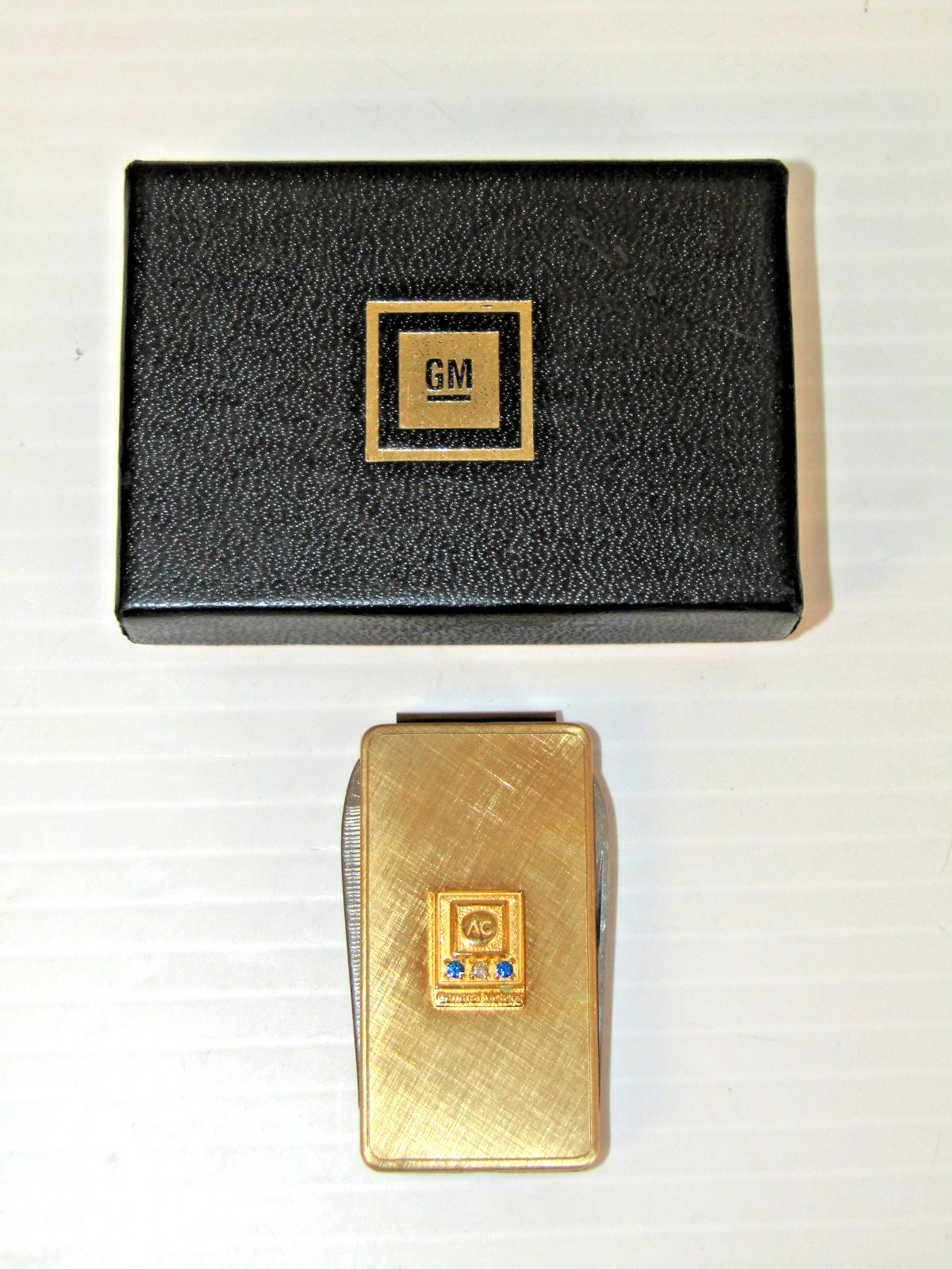 Vintage AC General Motors Pocket Knife & File Money Clip 35 Years