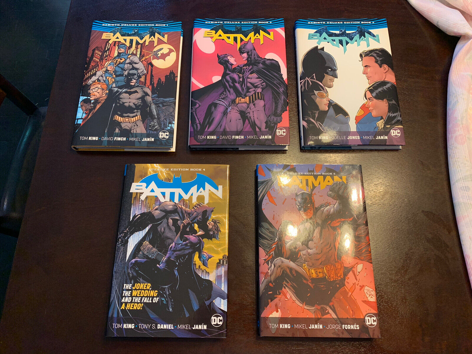 Batman By Tom King Deluxe Hardcover Set (5 Books)