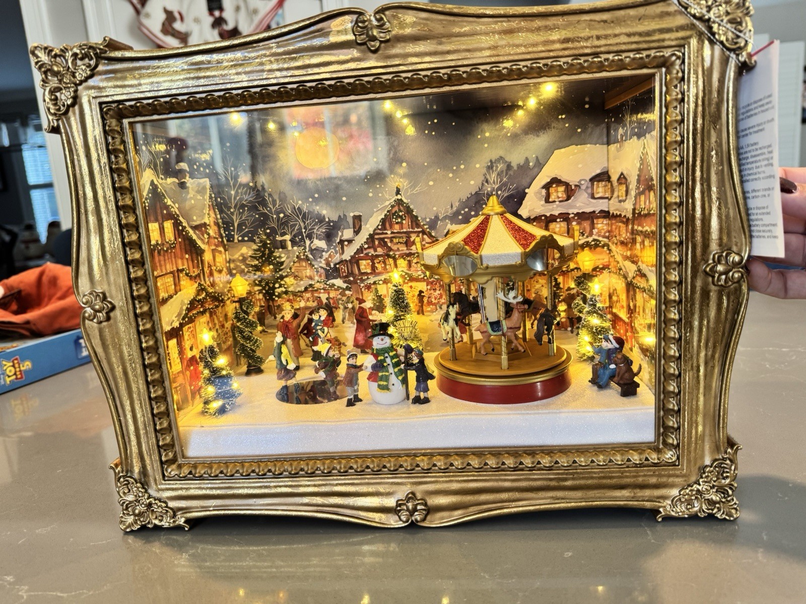 Martha Stewart Battery Operated Christmas Display Light Up and Musical Holiday