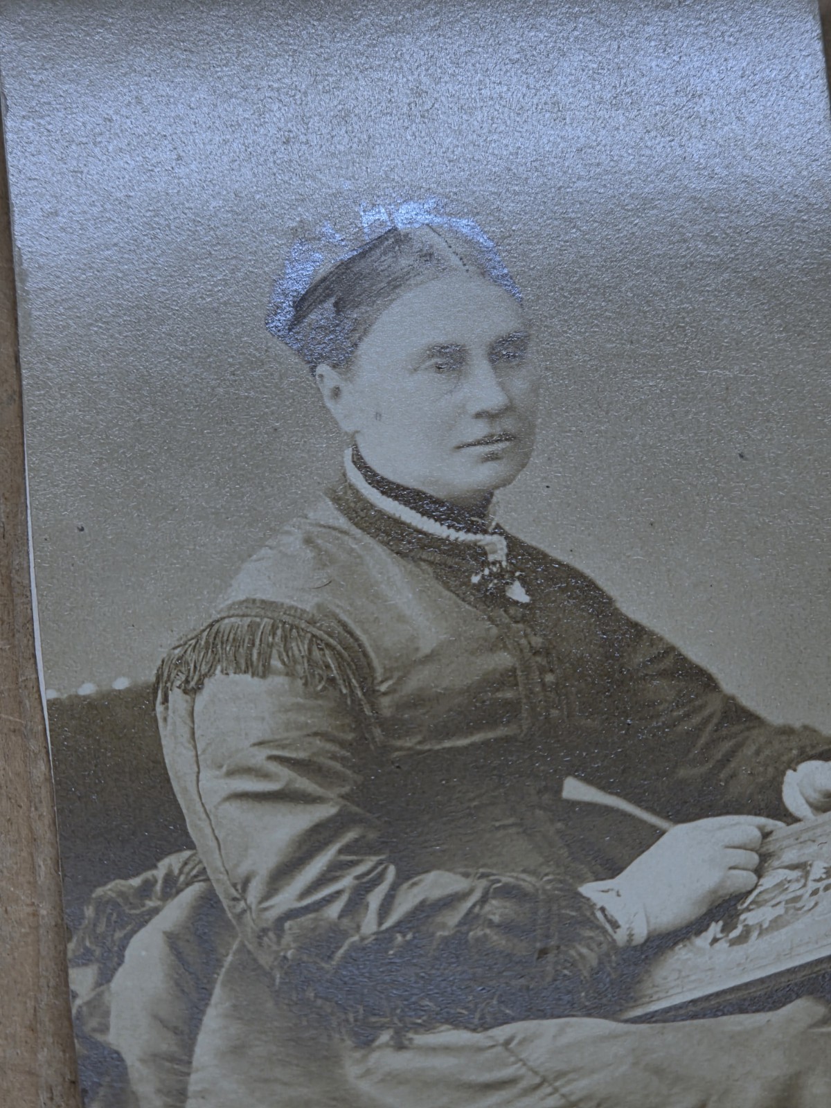 Poetical Works Jean Ingelow 1881 Vintage 2x3 B&W Photo Cut 