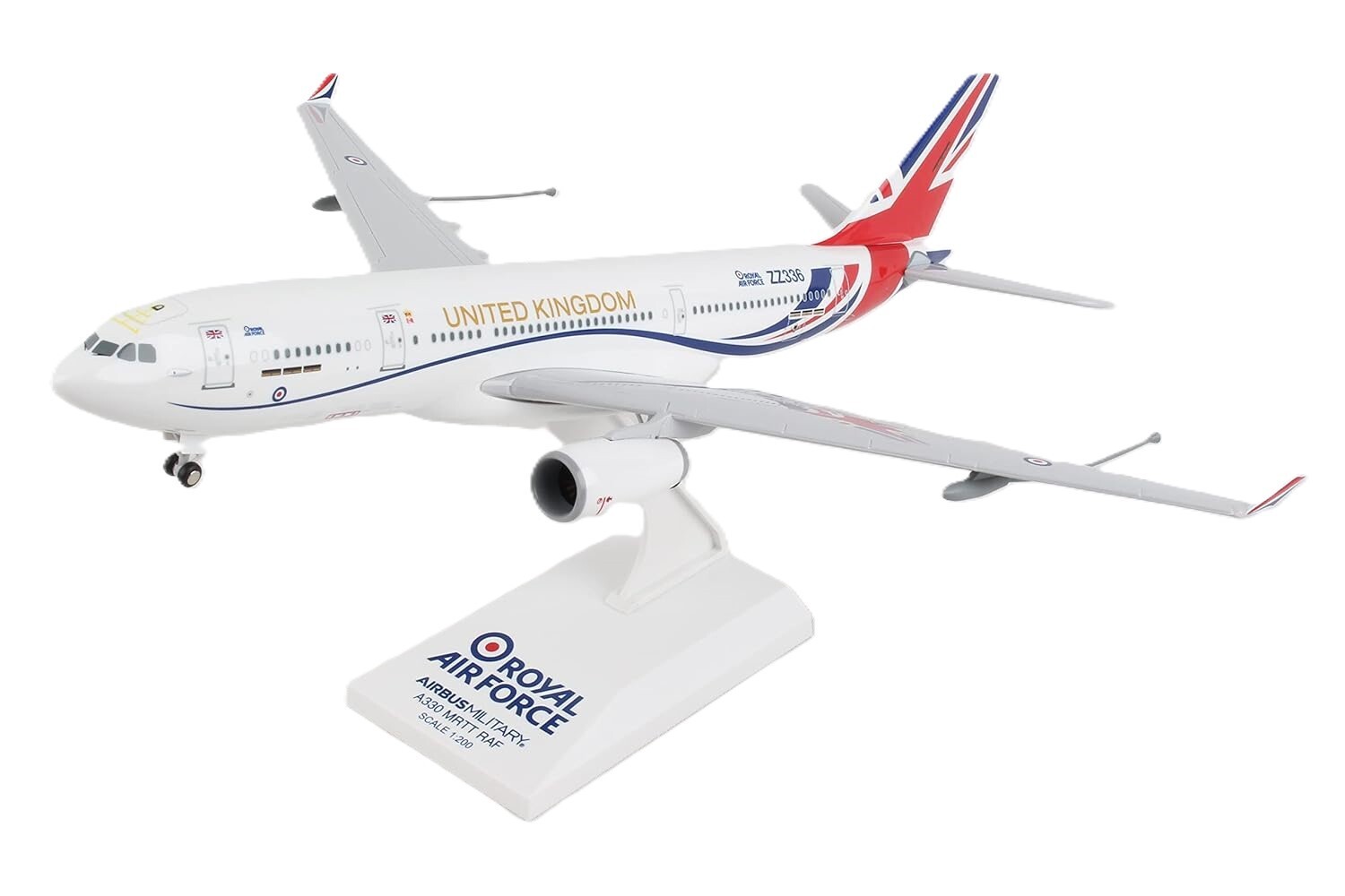 Skymarks SKR1058 RAF Airbus A330-200 Voyager ZZ336 Desk Top Model 1/200 Airplane