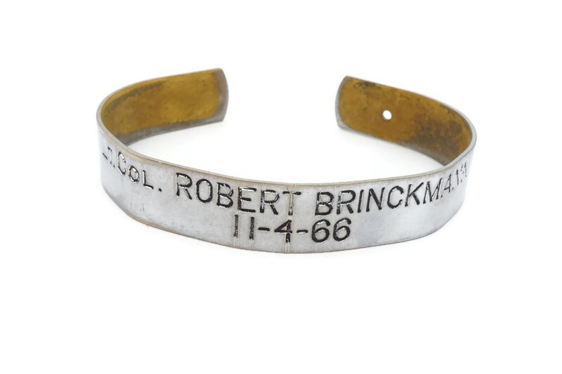 Vintage Vietnam War MIA POW Bracelet LT. COL. Robert Brinckmann 11-4-66