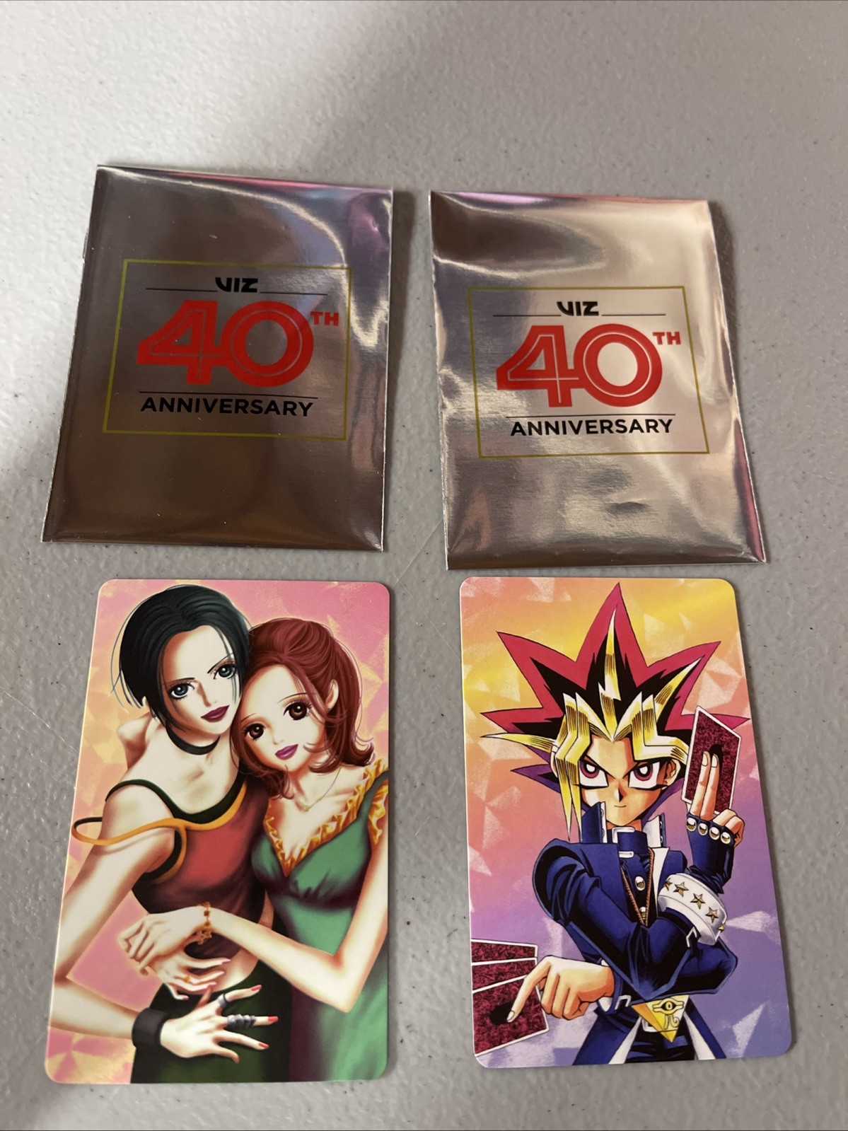 VIZ 40th Anniversary Non-Sport Trading Cards Lot of 2 Anime SDCC 2026
