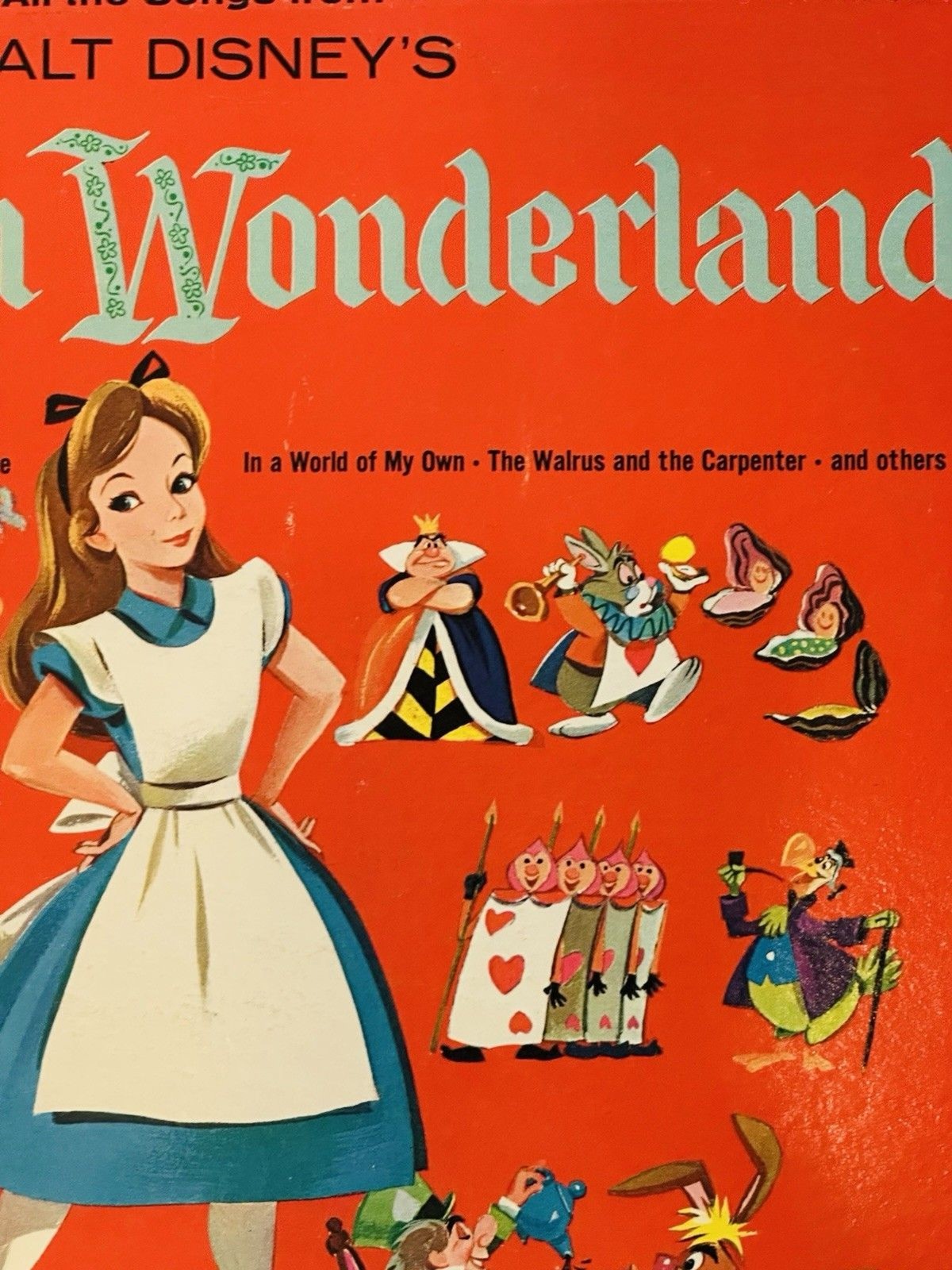 RARE ANTIQUE COLLECTIBLE-WALT DISNEY'S “ALICE IN WONDERLAND” 1959 DQ1208 RARE ANTIQUE COLLECTIBLE-WALT DISNEY'S “ALICE IN WONDERLAND” 1959 DQ1208