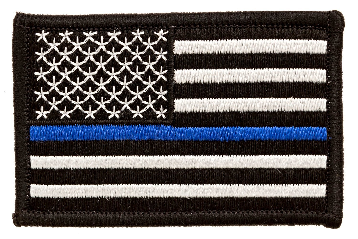 Tactical Police law enforcement Thin Blue Line US Flag Patch 3\