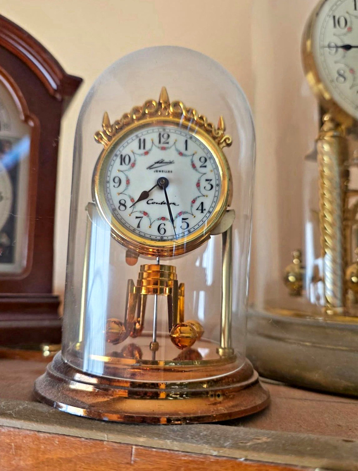Vintage Schmid Contessa Miniature Anniversary Clock