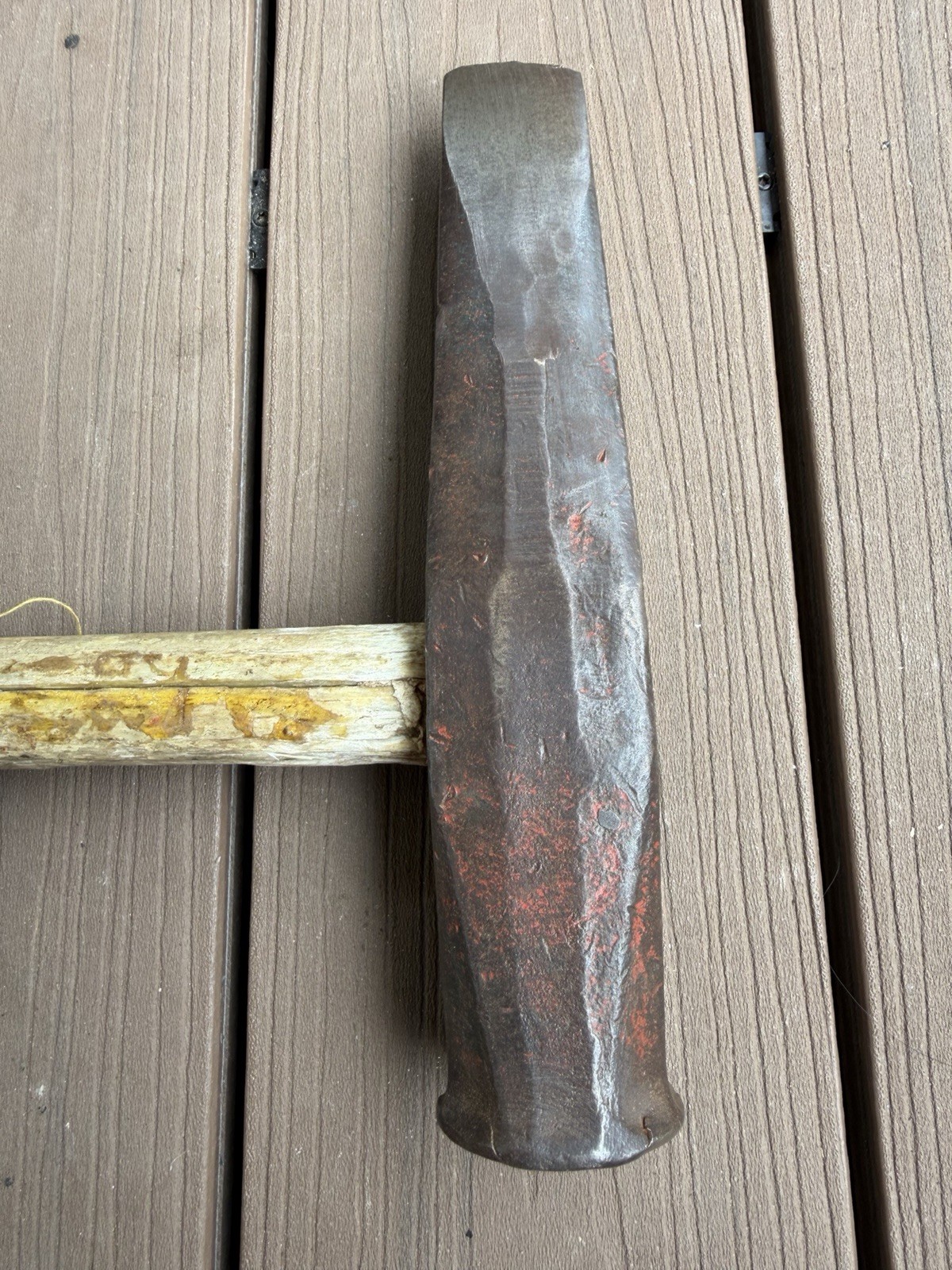 Warwood CMStP&P RR Railroad Cross Pein Spike Sledge Hammer 29” 7lb 6oz Vintage