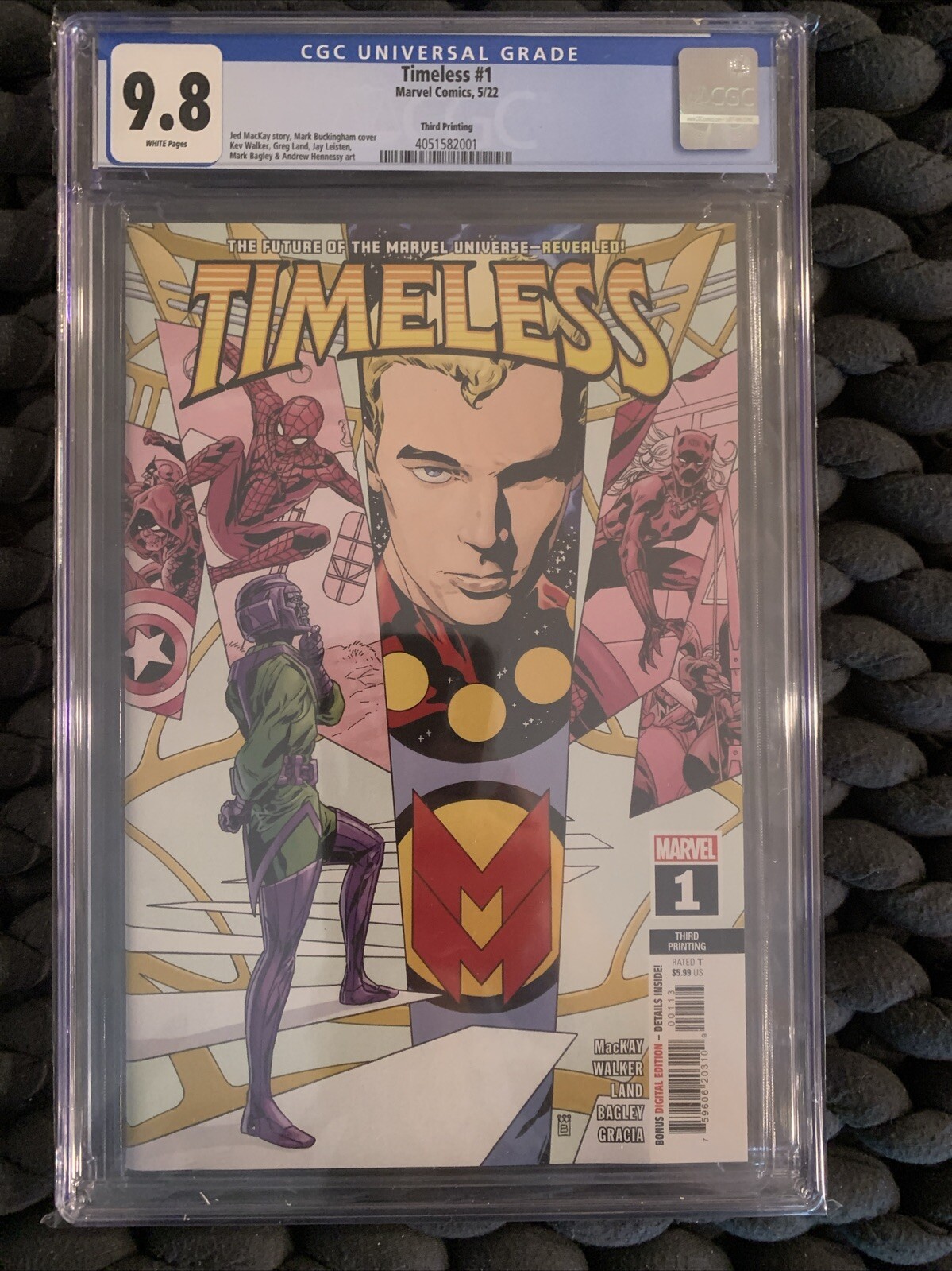 Timeless #1 CGC 9.8 WP Key 1st App. of Anatoly Petrov 3rd Printing (Marvel 2022) Timeless #1 CGC 9.8 WP Key 1st App. of Anatoly Petrov 3rd Printing (Marvel 2022)