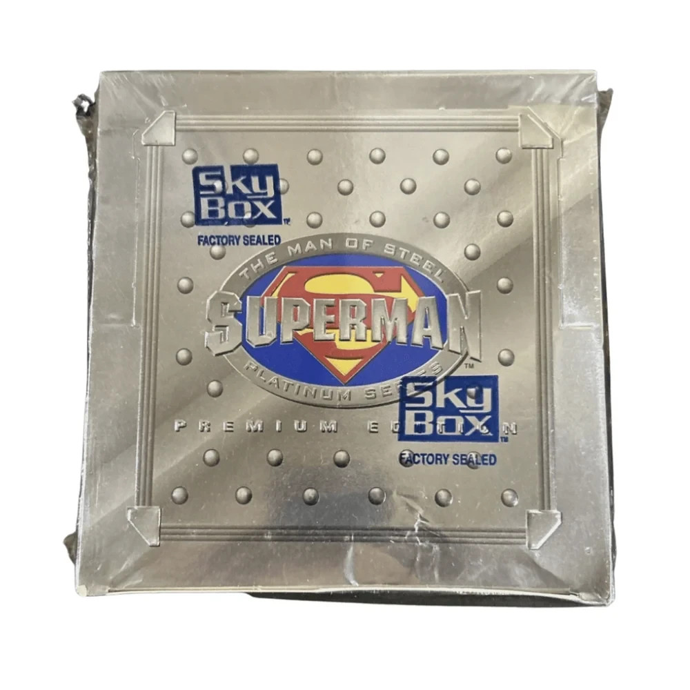 1994 SkyBox Superman Man of Steel Platinum Premium Edition Sealed Box