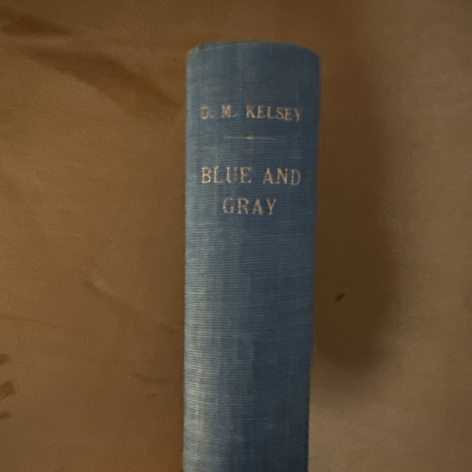 “Blue And Gray” Book By D.m. Kelsey 1884