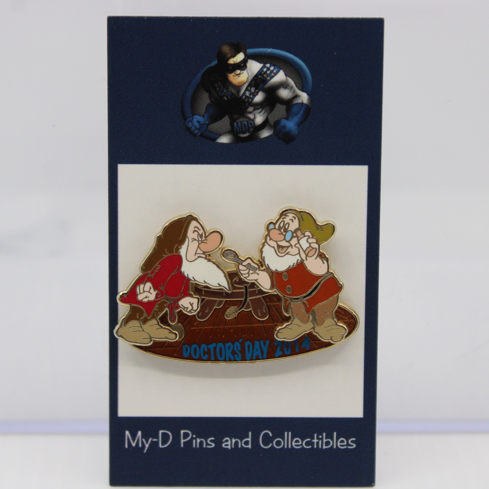 A5 Disney Parks LE Pin Doctor's Day 2014 Grumpy Doc Snow White Seven Dwarfs