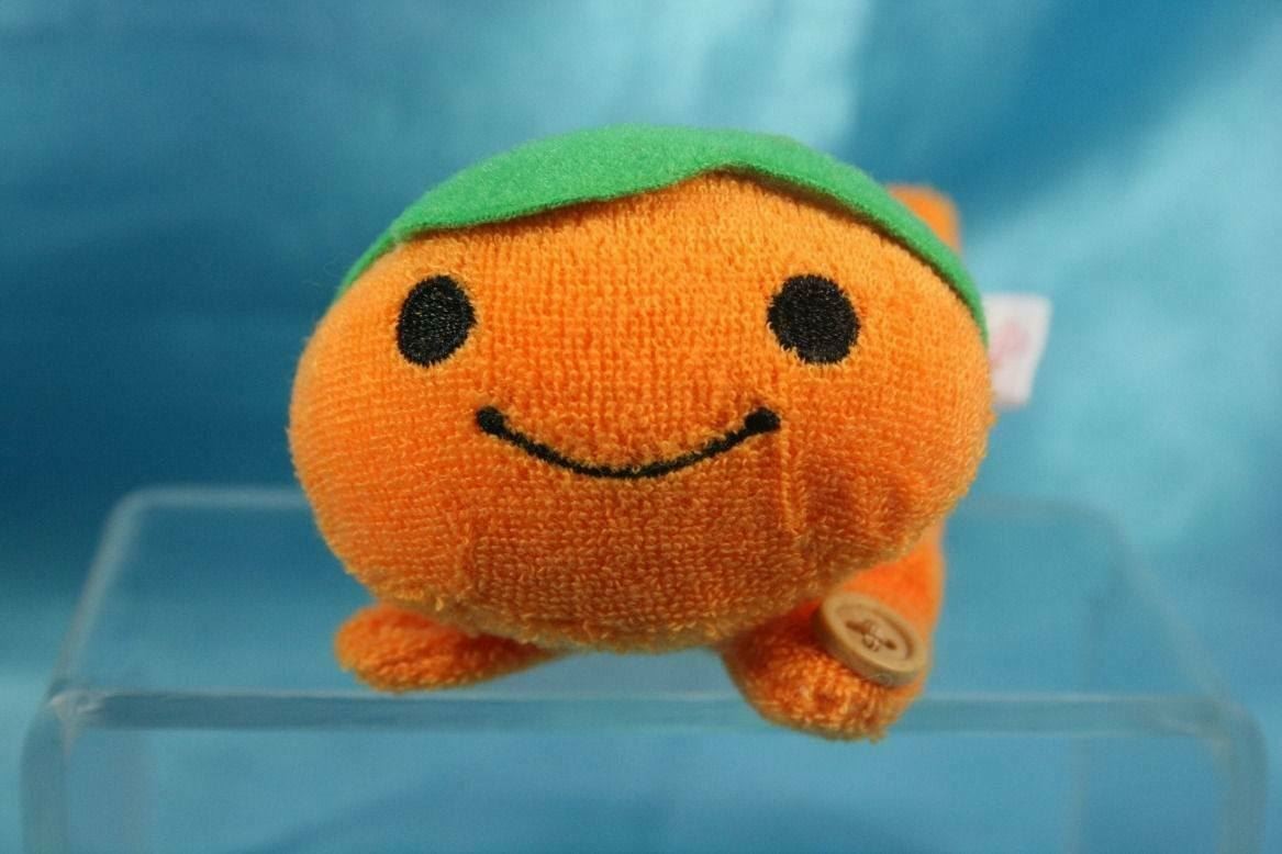 Bandai San-X Character Party Gashapon Mini Button Plush Doll Mikan Bouya