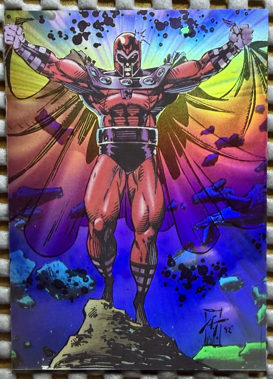 1993 Skybox X-Men Series 2 #H-2 Magneto Marvel Hologram Hololithogram VERY NICE 1993 Skybox X-Men Series 2 #H-2 Magneto Marvel Hologram Hololithogram VERY NICE