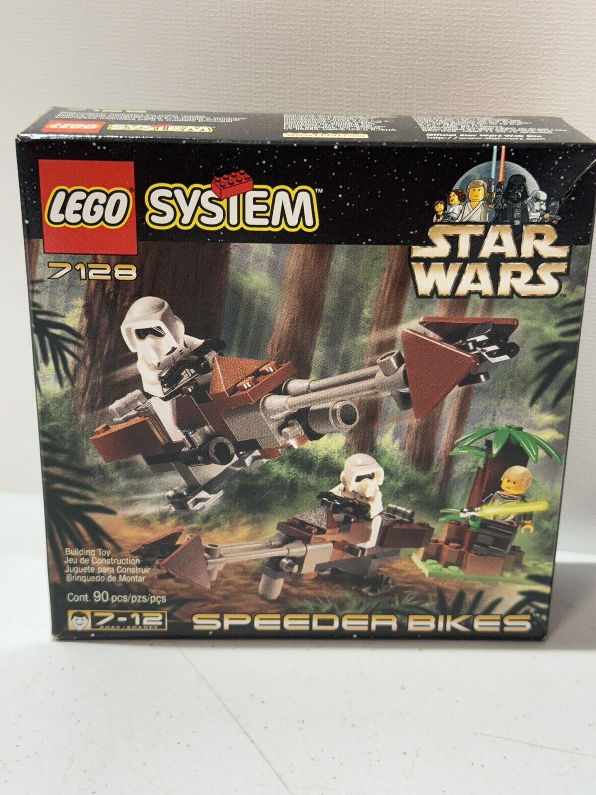LEGO Star Wars: Speeder Bikes 7128 New & Great Sealed Box 1999 Retired New