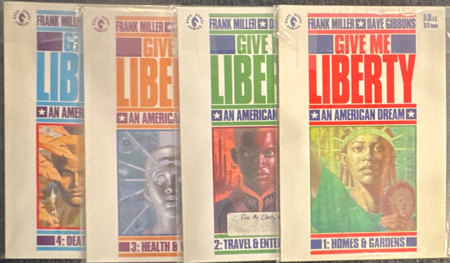 Frank Miller Dave Gibbons Give Me Liberty: An American Dream #1-4 Dark Horse Lot