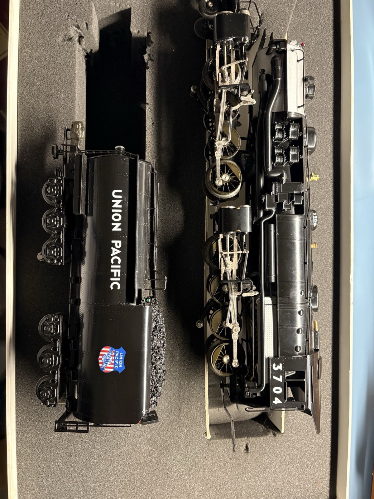 Right Of Way, Union Pacific Bulmoose 2-8-8-0 Locomotive And Tender