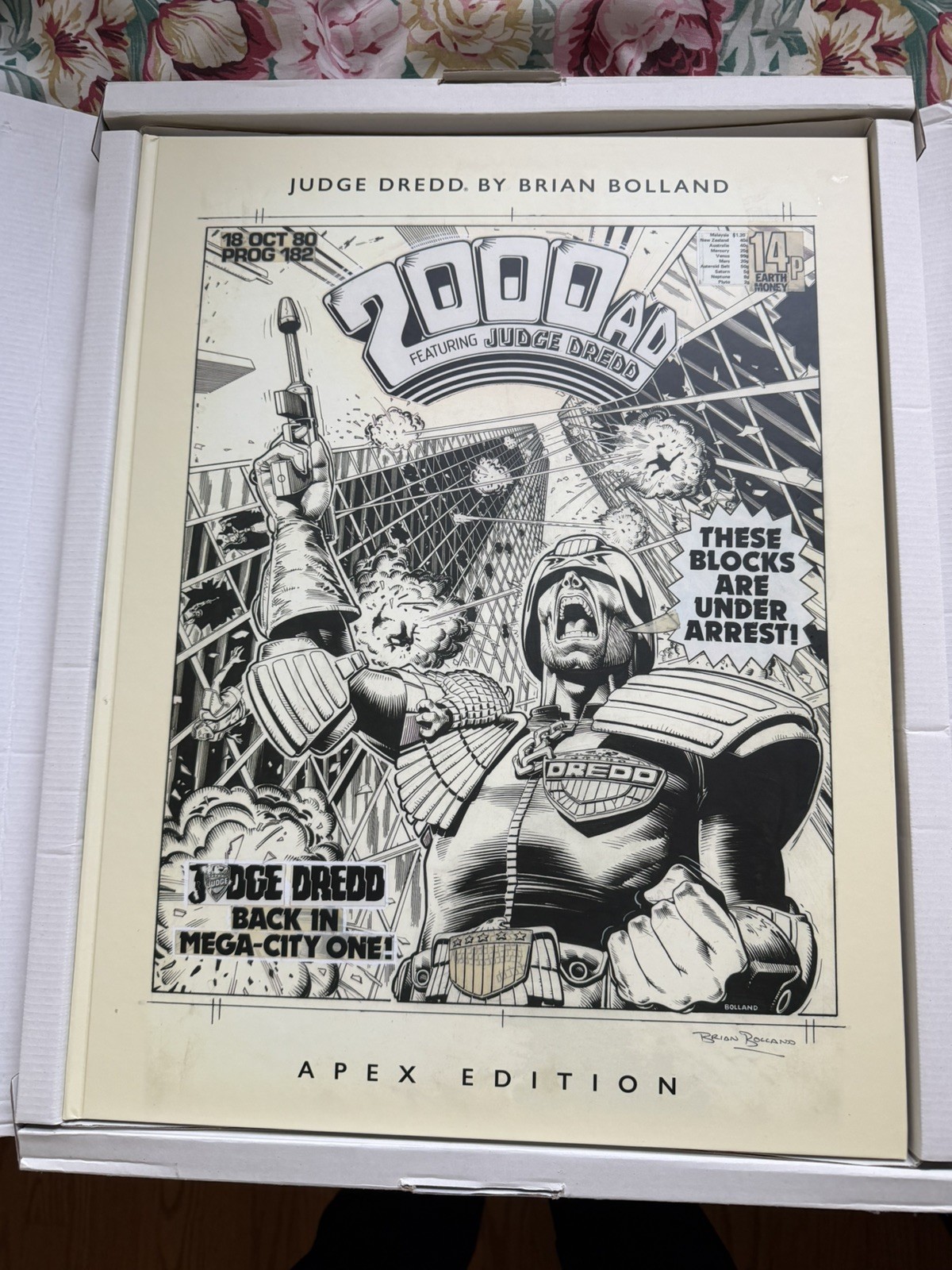 Judge Dredd By Brian Bolland Apex Edition Out Of Print 2022 Artist Edition HC