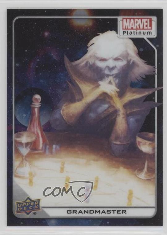 2023 Upper Deck Marvel Platinum Cosmic 21/25 Grandmaster #54 uf7